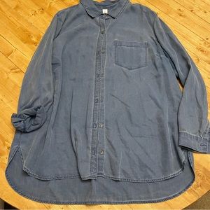 Denim chambray shirt